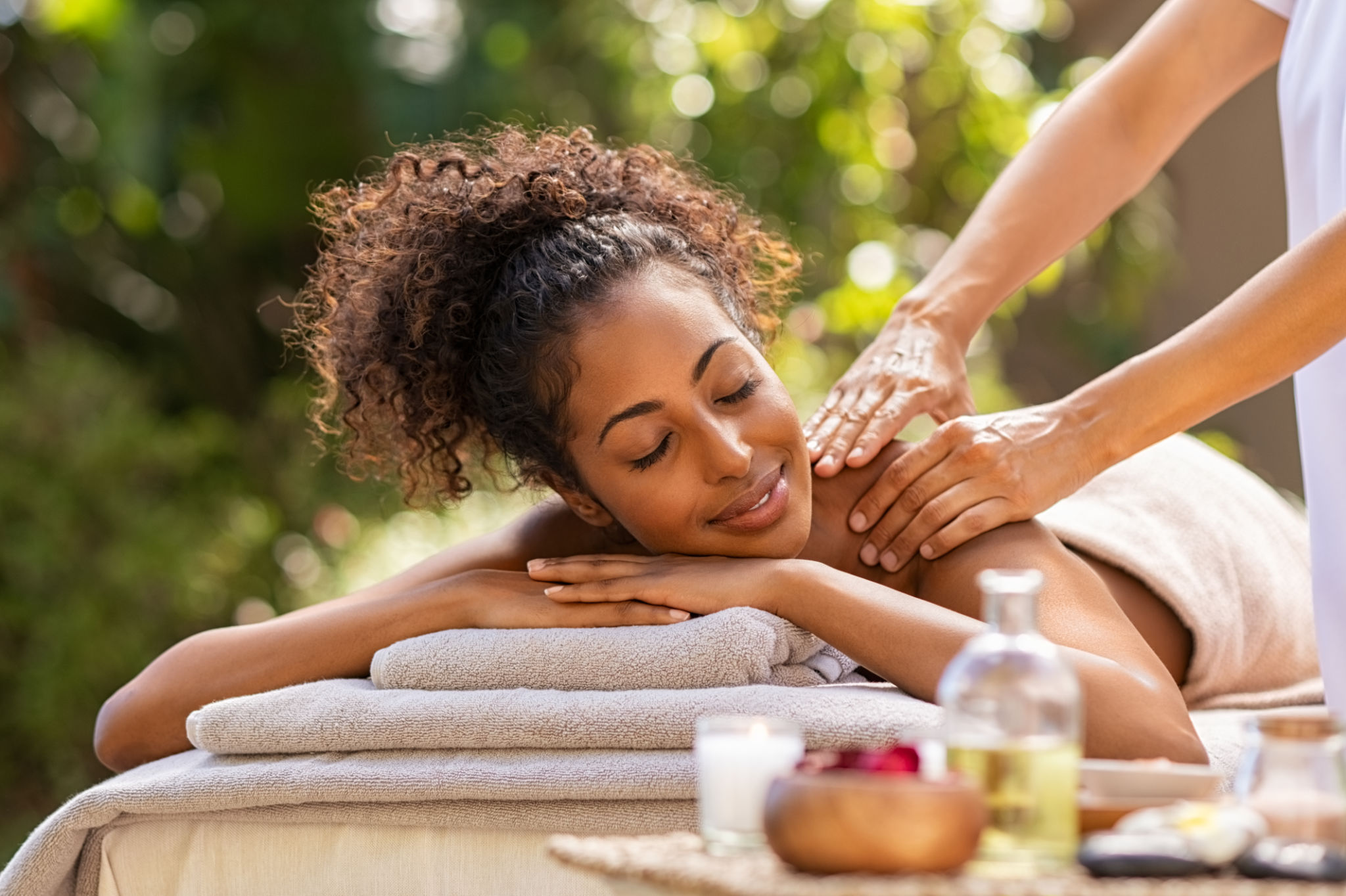 outdoor spa