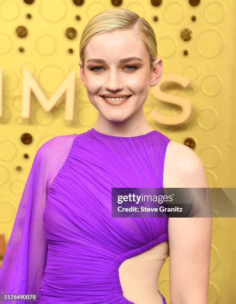 Julia Garner arrives at the 71st Emmy Awards at Microsoft Theater on September 22, 2019 in Los Angeles, California.