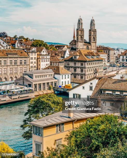 zurich - switzerland - limmat river stock pictures, royalty-free photos & images