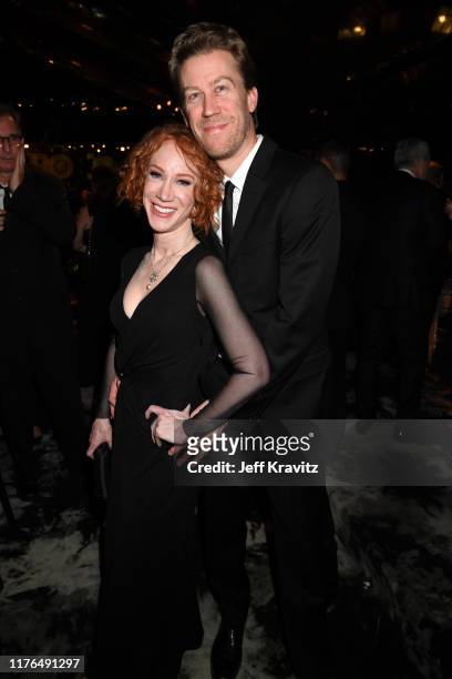 Kathy Griffin and Randy Bick attend HBO's Official 2019 Emmy After Party on September 22, 2019 in Los Angeles, California.