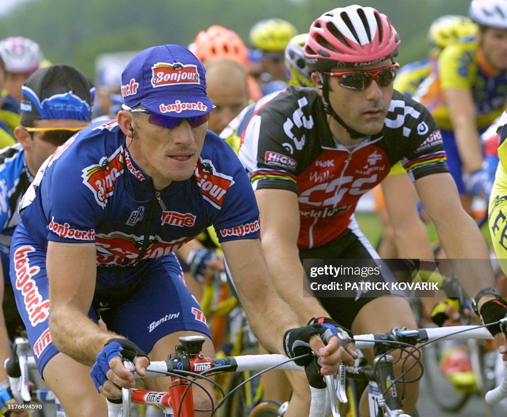 Didier Rous Le Français Didier Rous, vainqueur du Midi-Libre 2000, roule aux ...