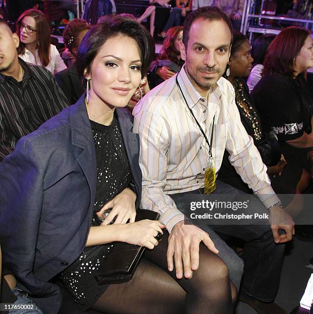 Katharine McPhee and Nick Cokas during VH1 Big in '06 - Backstage and Audience at Sony Studios in Culver City, California, United States.