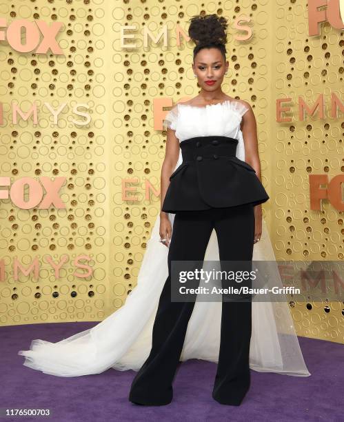 Melanie Liburd attends the 71st Emmy Awards at Microsoft Theater on September 22, 2019 in Los Angeles, California.