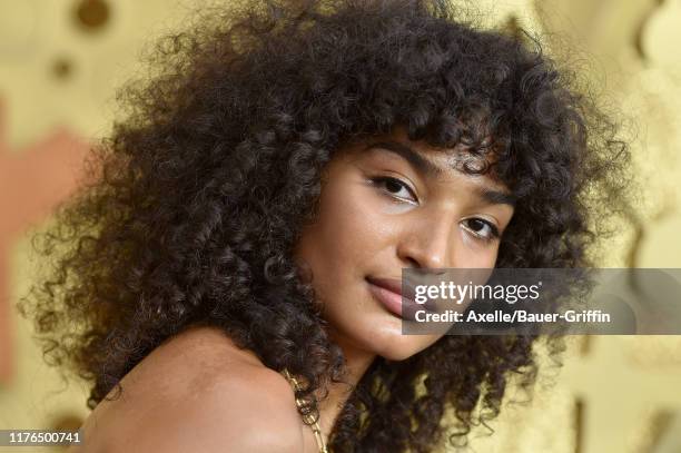Indya Moore attends the 71st Emmy Awards at Microsoft Theater on September 22, 2019 in Los Angeles, California.
