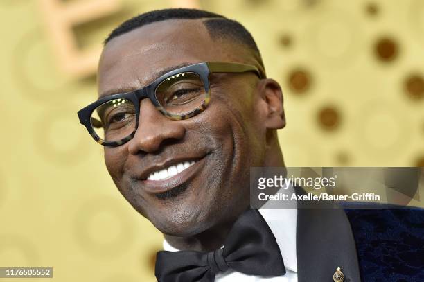 Shannon sharpe attends the 71st Emmy Awards at Microsoft Theater on September 22, 2019 in Los Angeles, California.