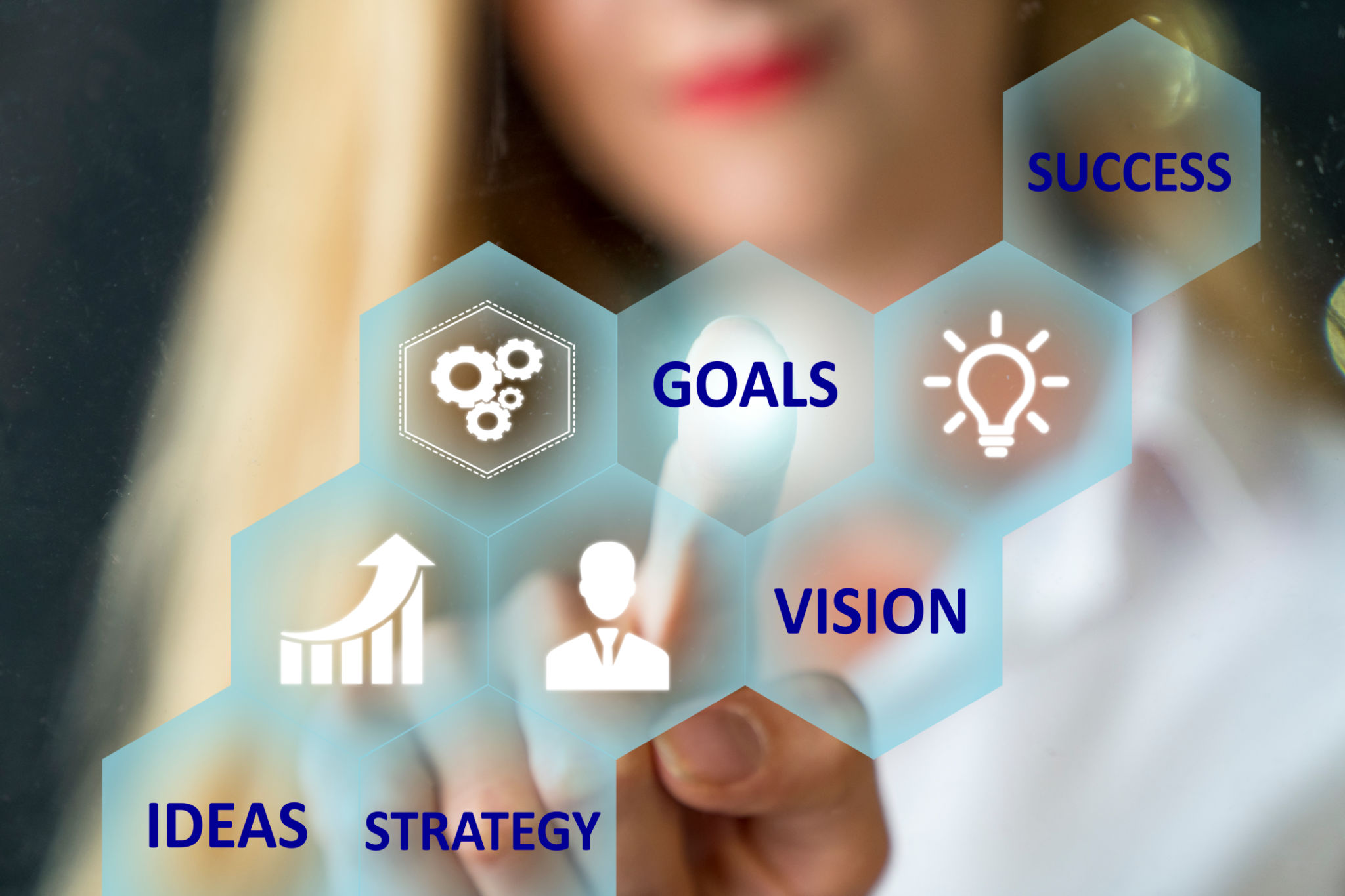 goals concept presented by a consultant in management on webinar screen. strategy goal and new ideas goals concept presented by a consultant in management on webinar screen. strategy goal and new ideas