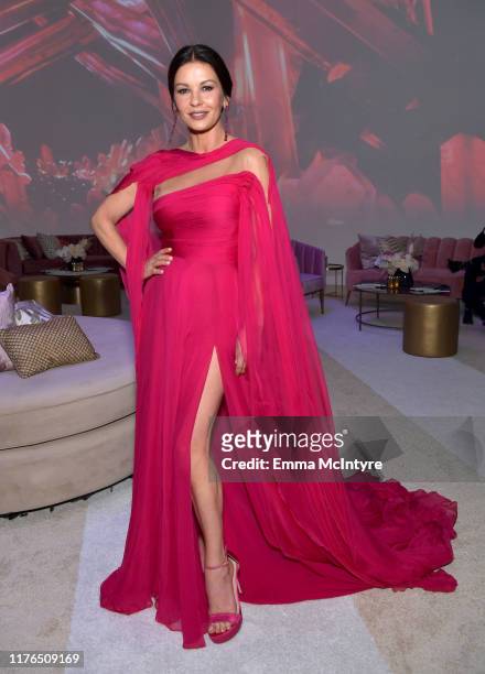 Catherine Zeta-Jones attends the 2019 Netflix Primetime Emmy Awards After Party at Milk Studios on September 22, 2019 in Los Angeles, California.