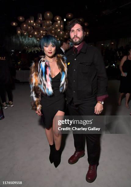 John Patrick Amedori and guest attend the 2019 Netflix Primetime Emmy Awards After Party at Milk Studios on September 22, 2019 in Los Angeles,...