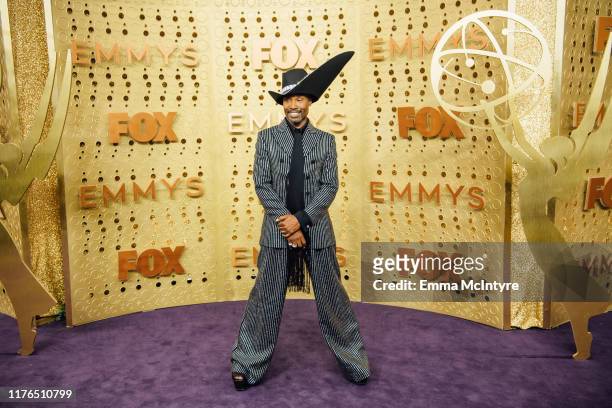 Billy Porter arrives at the 71st Emmy Awards at Microsoft Theater on September 22, 2019 in Los Angeles, California.