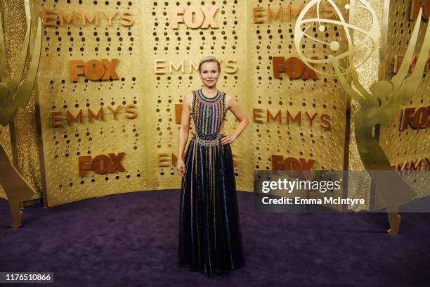 Kristen Bell arrives at the 71st Emmy Awards at Microsoft Theater on September 22, 2019 in Los Angeles, California.