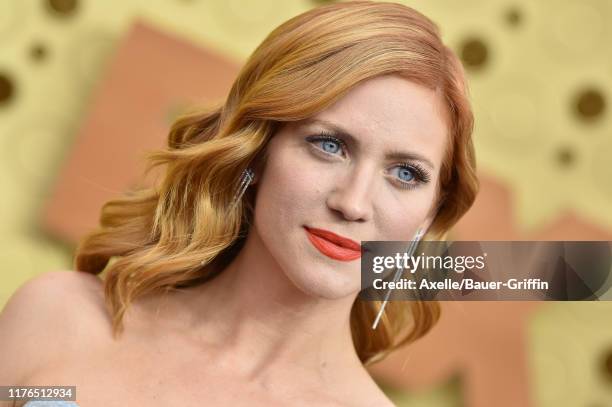 Brittany Snow attends the 71st Emmy Awards at Microsoft Theater on September 22, 2019 in Los Angeles, California.