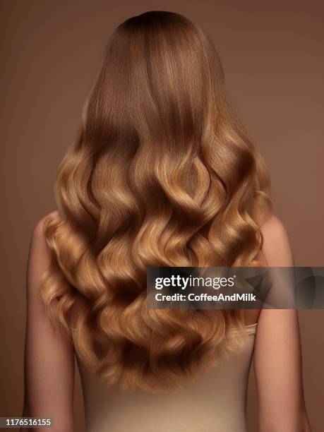 blond woman with long and shiny hair - long stock pictures, royalty-free photos & images