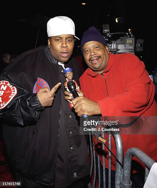 Kenan Thompson and Dr. Dre during "Fat Albert" Philadelphia Premiere - Arrivals at Temple University Liacouras Center in Philadelphia, Pennsylvania,...