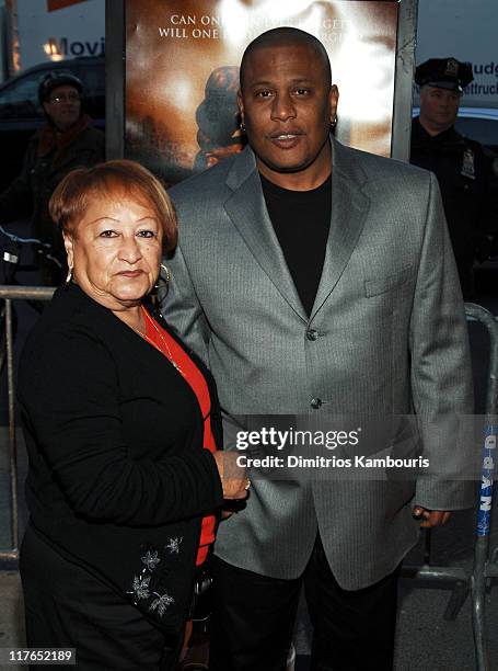 Lucy Paret and Benny Paret Jr. During "Ring Of Fire: The Emile Griffith Story" New York Premiere - Arrivals at Beacon Theatre in New York City, New...