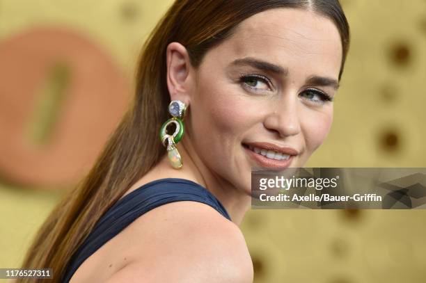 Emilia Clarke attends the 71st Emmy Awards at Microsoft Theater on September 22, 2019 in Los Angeles, California.