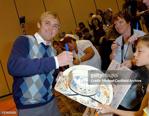 Rick Schroder and fans during 40th Annual Academy of Country Music Awards - Orange Carpet at Mandalay Bay Resort and Casino Events Center in Las...