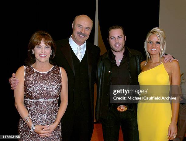 Robin McGraw, Dr. Phil McGraw and family during 40th Annual Academy of Country Music Awards - Orange Carpet at Mandalay Bay Resort and Casino Events...