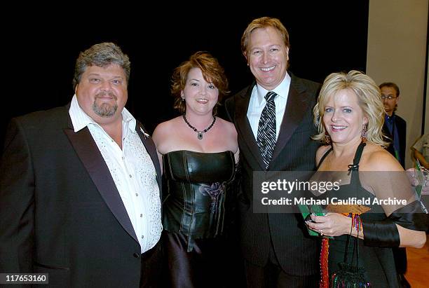 Craig Wiseman and Tim Nichols with guests during 40th Annual Academy of Country Music Awards - Orange Carpet at Mandalay Bay Resort and Casino Events...