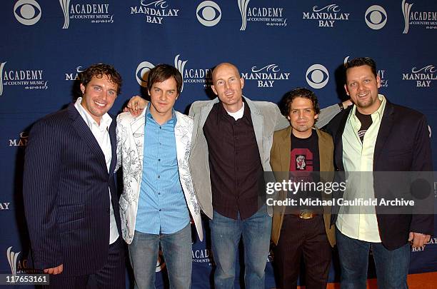 Ryan Shupe & The Rubberband during 40th Annual Academy of Country Music Awards - Orange Carpet at Mandalay Bay Resort and Casino Events Center in Las...