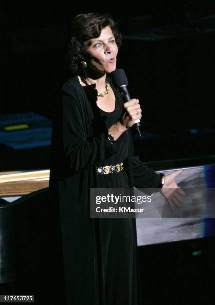 Nadine Strossen, president of ACLU during The ACLU Freedom Concert and After Party at Avery Fisher Hall in New York City, New York, United States.