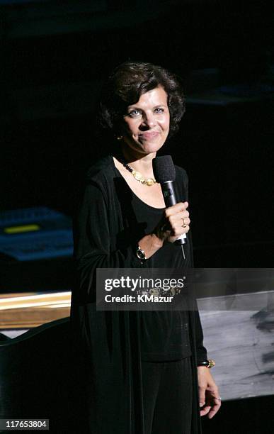 Nadine Strossen, president of ACLU during The ACLU Freedom Concert and After Party at Avery Fisher Hall in New York City, New York, United States.