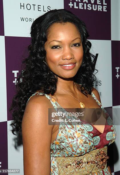 Garcelle Beauvais wearing Cache during Travel + Leisure Magazine Celebrates 35th Birthday - Red Carpet at W Hotel in Los Angeles, California, United...