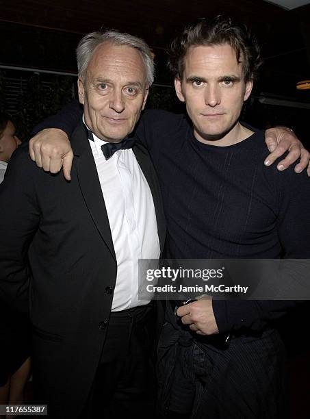 Didier Flamand and Matt Dillon during 2005 Cannes Film Festival - Anheuser-Busch Hosts Factotum Party at Anheuser-Busch Big Eagle Yacht in Cannes,...