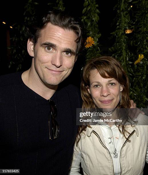 Matt Dillon and Lili Taylor during 2005 Cannes Film Festival - Anheuser-Busch Hosts Factotum Party at Anheuser-Busch Big Eagle Yacht in Cannes,...