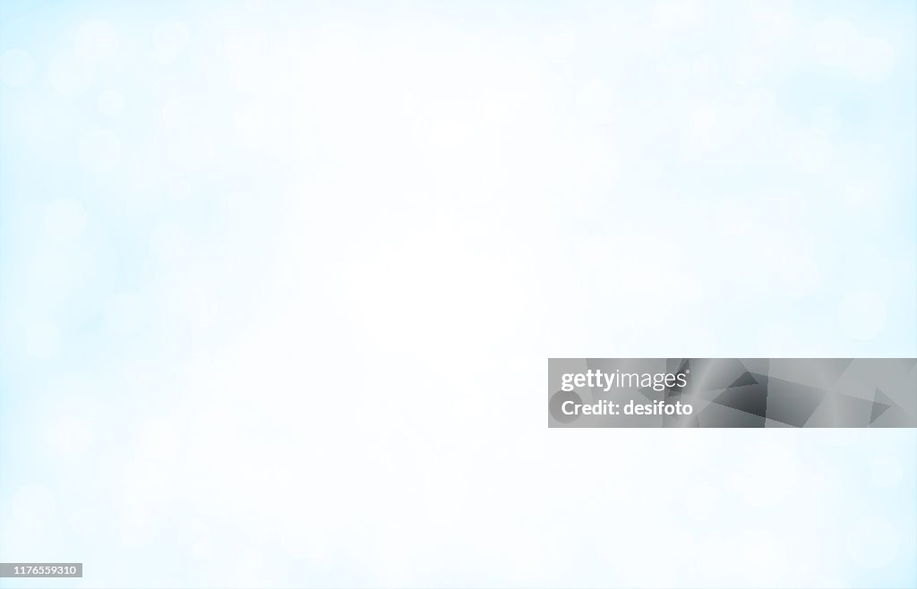 Soft light blue and white coloured bling horizontal backgrounds stock vector illustration. Xmas winter white and blue coloured stock background