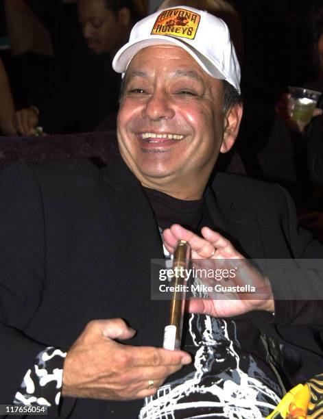 Cheech Marin and Havana Honeys Cigars during Comedy Central's First Annual Commie Awards - Backstage Creations Talent Retreat at Sony Studios in...