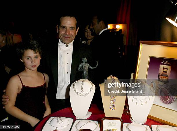 Tony Shalhoub and daughter Sophie with Leon's Fine Jewelry