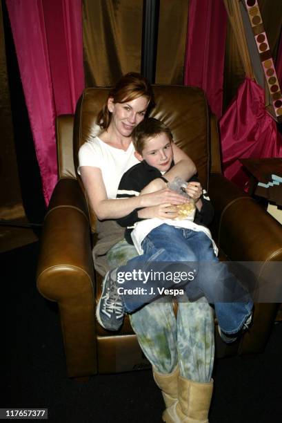 Melissa Gilbert with Elite Leather recliner during 2004 Screen Actors Guild Awards - Backstage Creations Day One at The Shrine Auditorium in Los...
