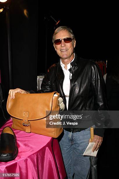 Richard Chamberlain with Kenneth Cole New York during 2004 Screen Actors Guild Awards - Backstage Creations Day One at The Shrine Auditorium in Los...