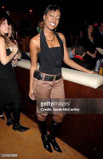 Twana Denard during The CW Network and Elite Celebrates Cycle 7 Winner of Americas Next Top Model - December 7, 2006 at Marquee in New York City,...