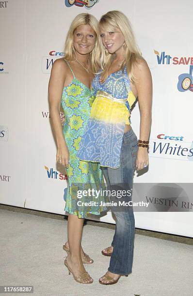 Lizzie Grubman and Kelly Brady during Crest Whitestrips Hosts "Music of Love" Benefiting VH1 Save The Music Foundation at The Estate of Jaci and...