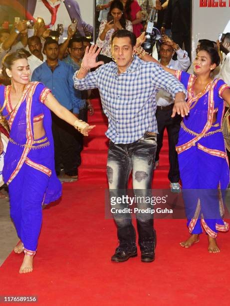 Actor Salman Khan attends the launch press conference of Bigg Boss session 13 on September 23, 2019 in Mumbai, India.
