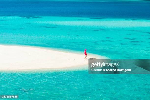 beautiful woman on a tropical beach - ko lipe stock pictures, royalty-free photos & images