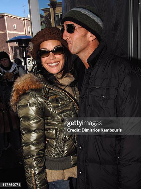 Teri Hatcher and Stephen Kay during 2007 Park City - Village at the Lift - Day 3 at Village at the Lift in Park City, Utah, United States.