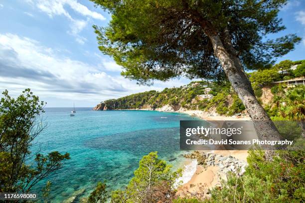 tossa de mar in catalonia, spain - tossa de mar imagens e fotografias de stock