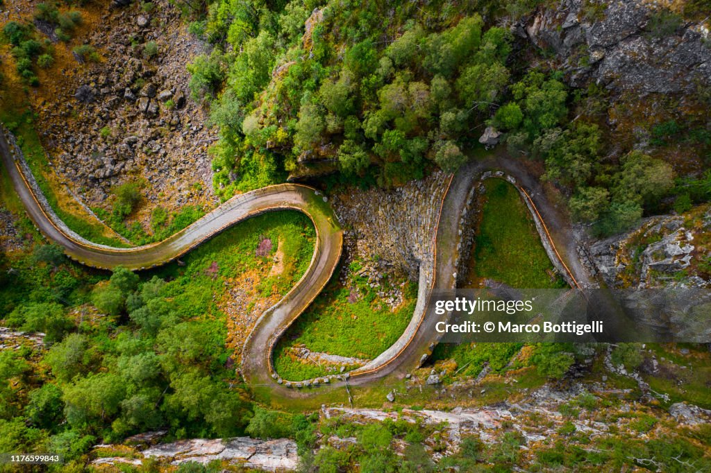 Kongevegen old trail over Filefjell, Norway