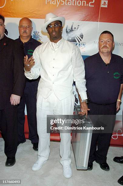 Sean "P. Diddy" Combs at the PS2 Estate during PS2 Estate Day 3 - 6th Annual P. Diddy White Party in Bridgehampton, New York, United States.