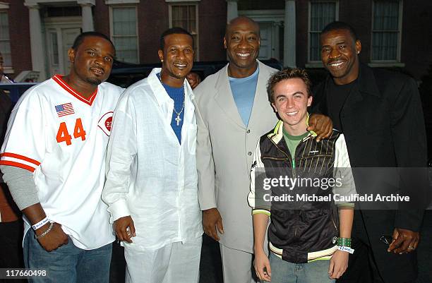 Darius McCrary, Eric Davis, Michael Clarke Duncan, Frankie Muniz and Michael Irvin