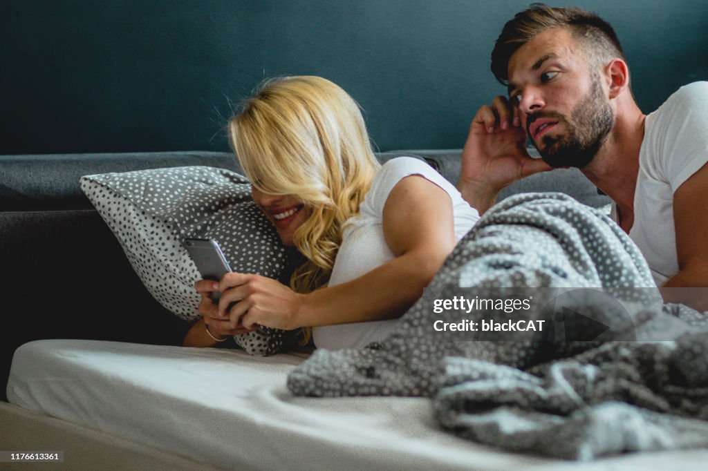 Young couple is having relationship problems