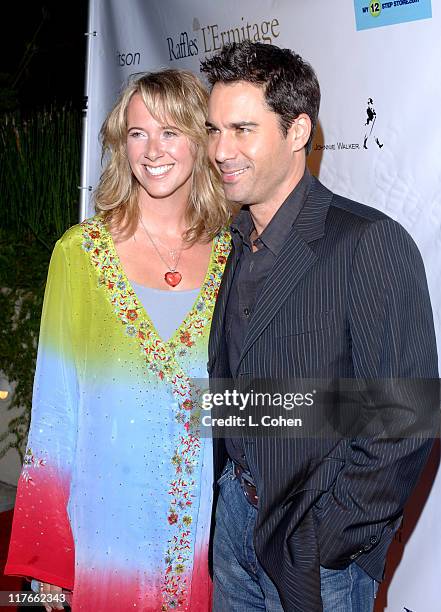 Janet Holden and Eric McCormack at Raffles L'Ermitage