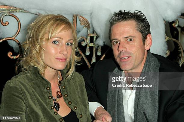 Sylvie Anderson and CT Howell during AFM Regent Entertainment Party at Venice Cantina in Venice, California, United States.