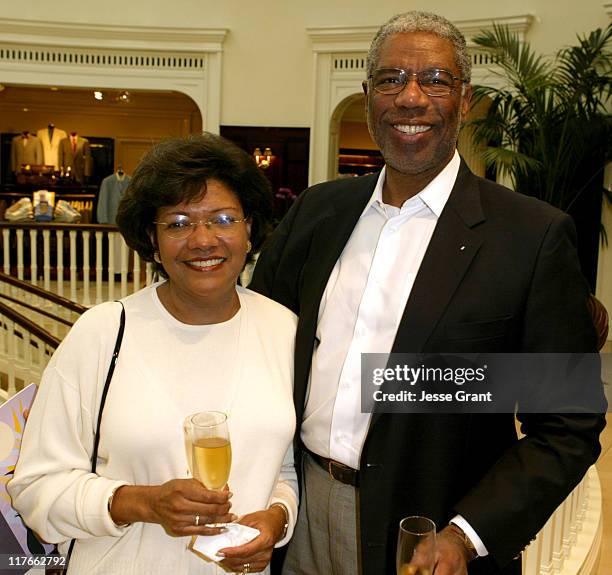 Guests during Brunch Cocktails and Jazz to Benefit Moca at Brooks Brothers at Brooks Brothers in Beverly Hills, California, United States.