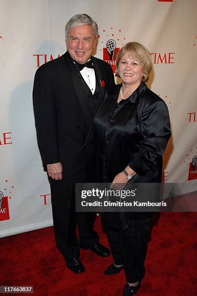 Dr. Andrew von Eschenbach and guest during Time Magazine's 100 Most Influential People 2006 - Arrivals at Jazz at Lincoln Center at Time Warner...