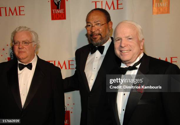 Jim Kelly, the managing editor of Time magazine, Richard D. Parsons, Chairman and Chief Executive Officer, Time Warner and Senator John McCain