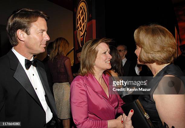 John Edwards, Elizabeth Edwards and Ann Moore, Chairman and CEO, TIME, Inc.