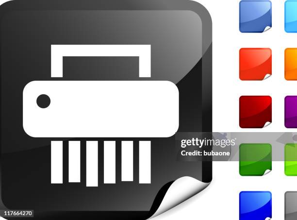 paper shredder internet royalty free vector art - secure shredding stock illustrations